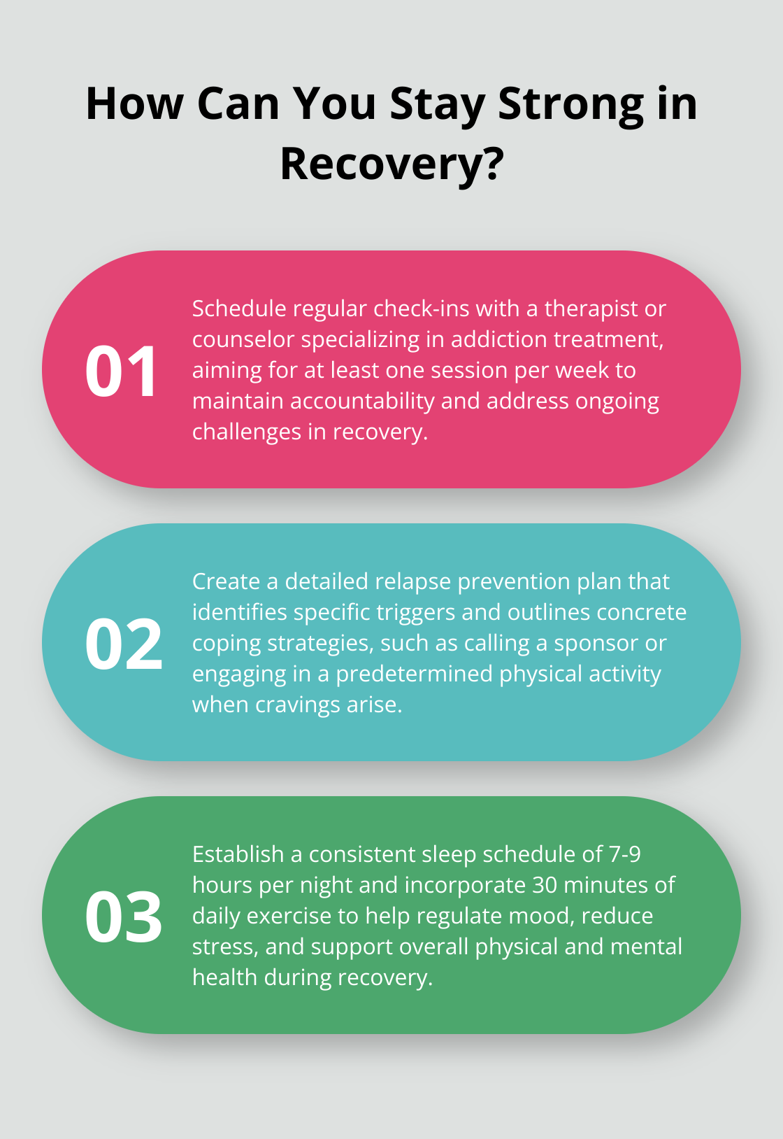 Infographic: How Can You Stay Strong in Recovery? - treatment for methamphetamine addiction